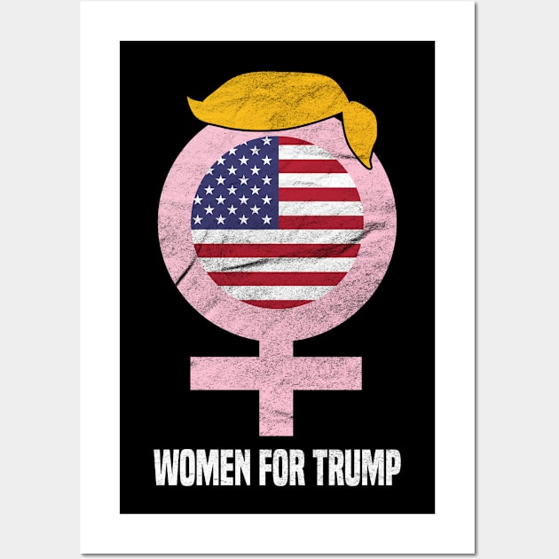 TRUMP - Women For Trump Wall Art by AlphaDistributors